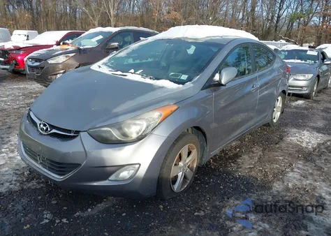 2013 Hyundai Elantra Gls from USA, damaged, VIN KMHDH4AE1DU891910